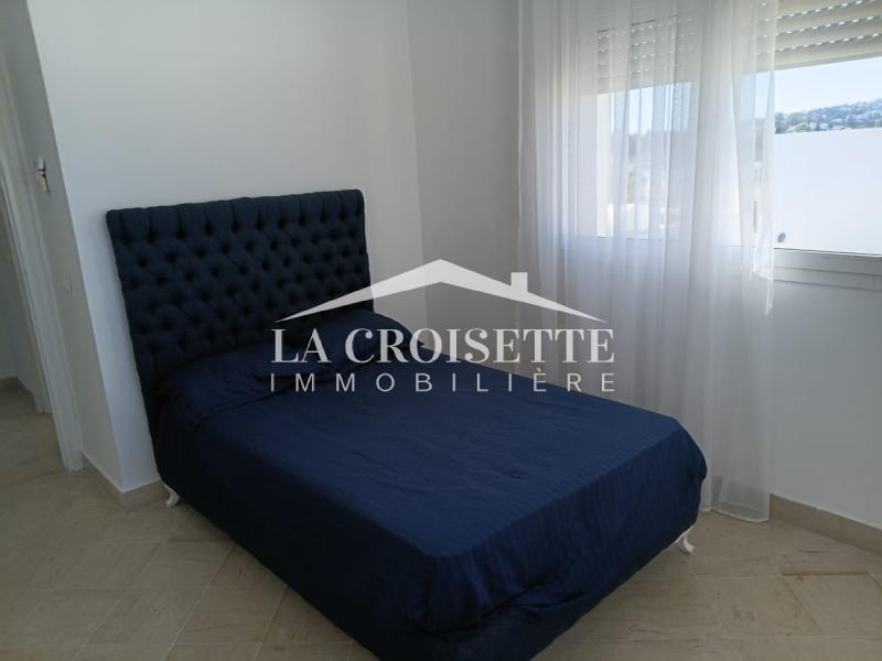Un appartement S+3 meublé  vue sur mer à La Marsa